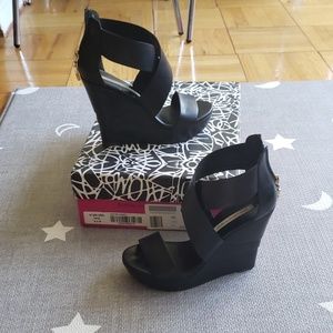 DVF Tall Wedge Sandals